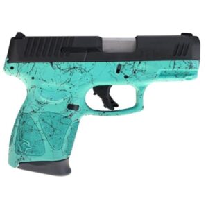 TAURUS G3C 9MM BLACK/CYAN SPLATTER