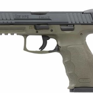 H&K VP9 GREEN FRAME 9MM PISTOL