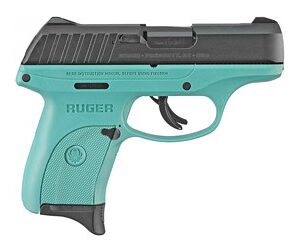 RUGER EC9S-TG 9MM PISTOL TURQUOISE