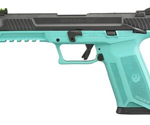 RUGER-57  5.7X28MM 5″ TURQUOISE FRAME