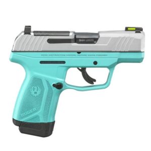 RUGER MAX-9 9MM PISTOL TURQUOISE/SILVER